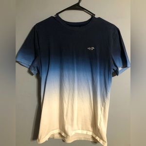 Hollister t-shirt, blue fading to white